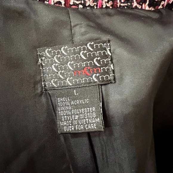 MM Knit Blazer Jacket Size Large‎ - Picture 3 of 11